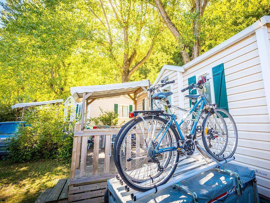 Flower Camping Le Pont du Tarn - Mobilheim 6 personen - Quecksilber Komfort in Florac-Trois-Rivières, Cevennen