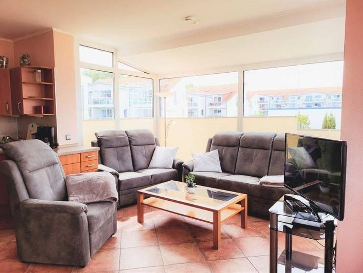 Ferienwohnung für 2 Personen, mit Balkon und Seeblick, kinderfreundlich in Kühlungsborn - 3