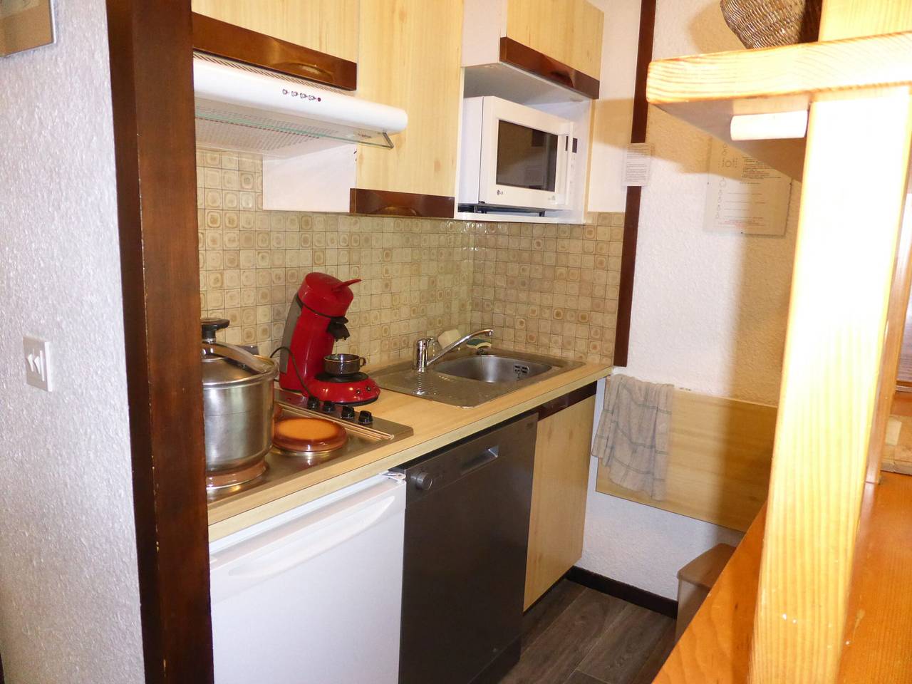 Studio entier, Studio avec balcon pour 5 pers. aux Contamines-Montjoie, parking inclus in Les Contamines-Montjoie, Pays du Mont-Blanc