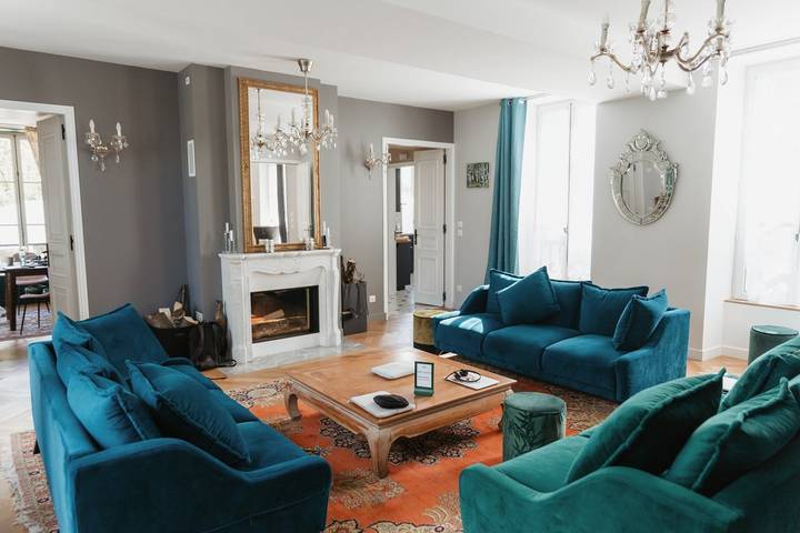 Château pour 36 personnes, avec jacuzzi ainsi que terrasse et jardin dans Île de France - 4