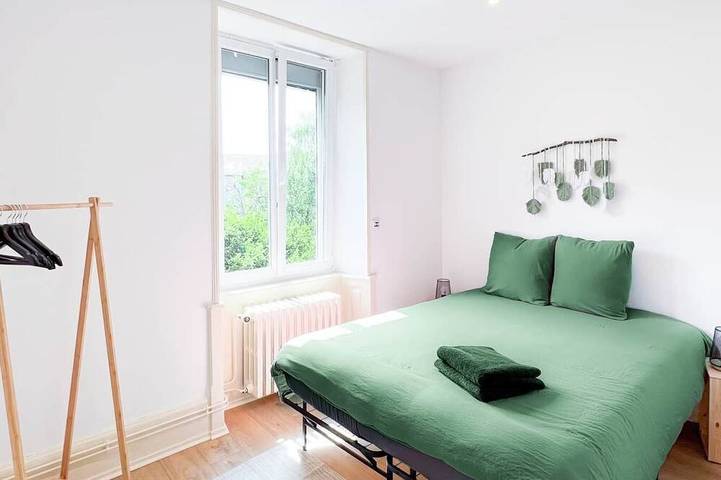 Apartamento entero, Appart'Hôtel Le Jaurès - Jardín Privado y Netflix in Belfort, Territorio de Belfort