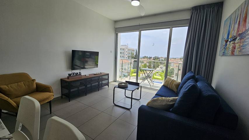 Vakantiewoning voor 4 personen, met balkon en zwembad in Zuid Cyprus