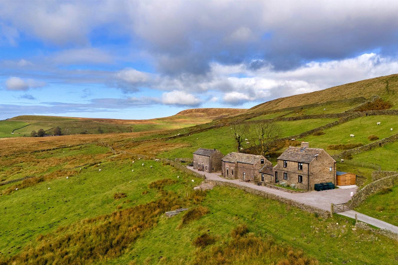 Blackclough Farmhouse at Blackclough Farm in Derbyshire