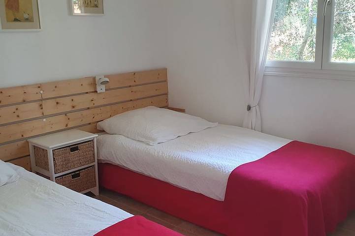 Ferienhaus , Porto-Vecchio, privater beheizter Pool, Strand :235 m , Klimaanlage in Porto-Vecchio, Sartène und Umgebung