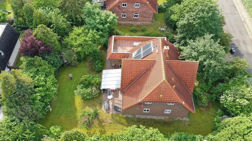 Ferienhaus für 8 Personen, mit Terrasse und Garten sowie Sauna in Spieka-Neufeld