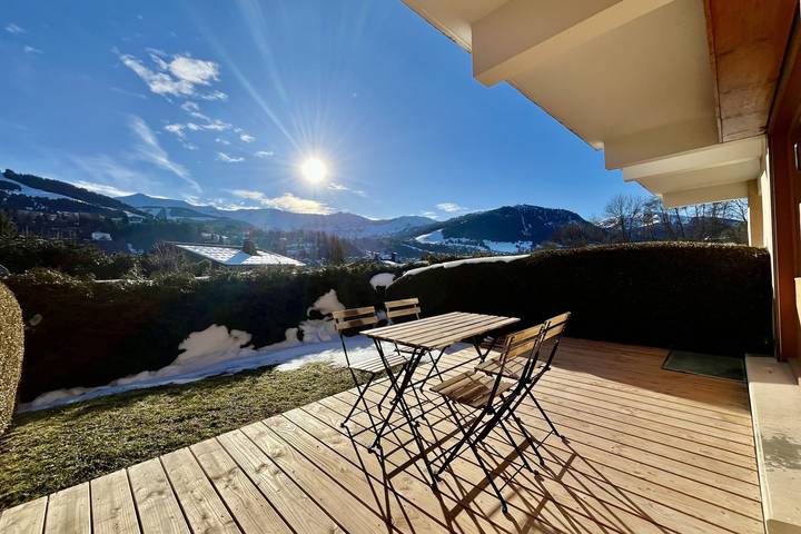 Location de vacances pour 4 personnes, avec jardin, adapté aux familles à Megève