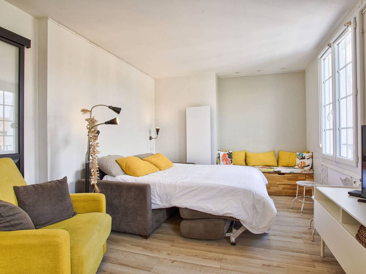 Ganze Wohnung, Zentrales Apartment in Merville Franceville, 200m vom Strand, für 4 Personen in Merville-Franceville-Plage, Caen und Umgebung