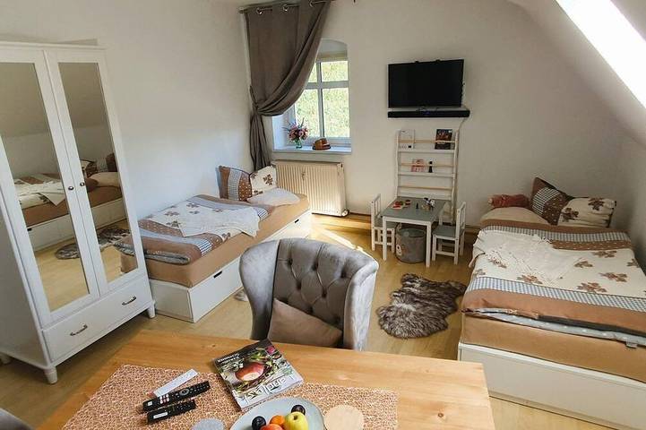 Ganze Wohnung, Rittergut Dornreichenbach - Ferienwohnung in Falkenhain, Lossatal