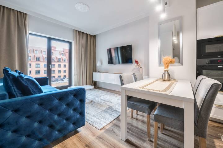 Ganze Wohnung, Stylish Apartment in the Heart of Gdansk | Balcony | Close to the Old Town in Danzig, Zatoka Gdańska