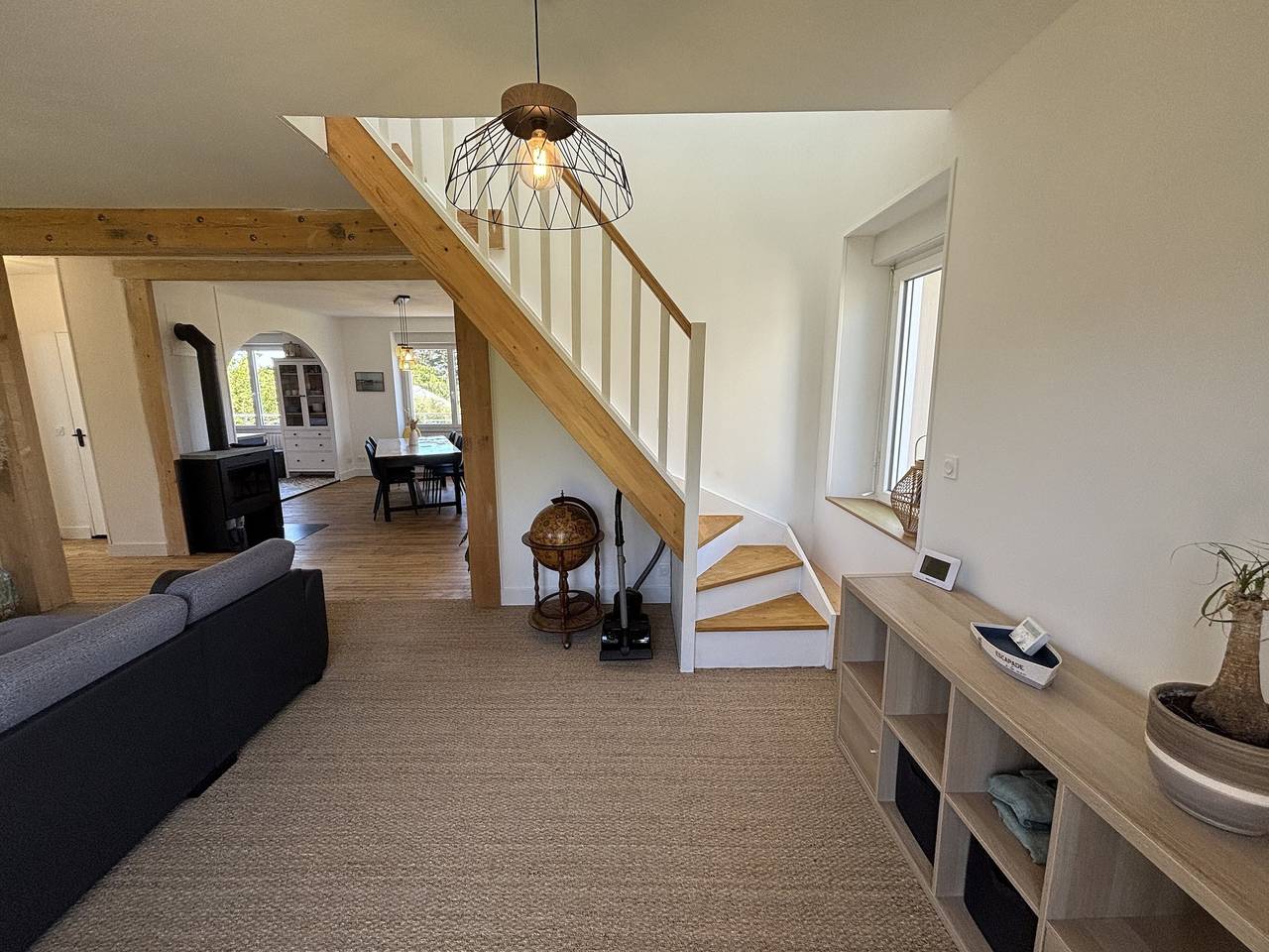 Uitzonderlijk gerenoveerd huis met zeezicht in Lanvéoc in Crozon, Iroise