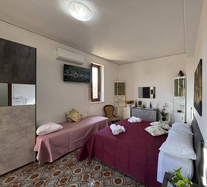 B&b per 3 persone, con panorama e balcone in Casteldaccia