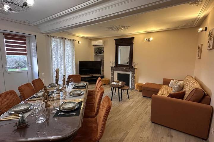 Gîte pour 6 personnes, avec jardin, animaux acceptés