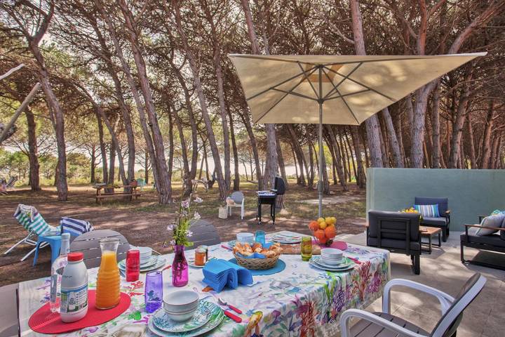 Gîte pour 4 personnes, avec Terrasse ainsi que Jardin et Vue à Sorbo-Ocagnano