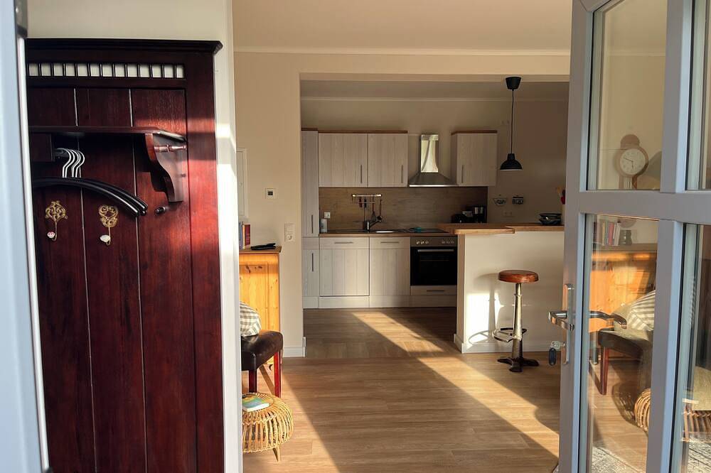 Ganze Wohnung, Fewo/Eg für 2 Personen in dörflicher Idylle mit Saunamöglichkeit in Rubkow, Vorpommern Greifswald