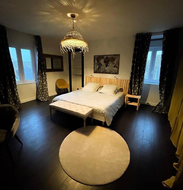 Chambre d’hôte pour 2 personnes, avec Terrasse ainsi que Jardin et Vue