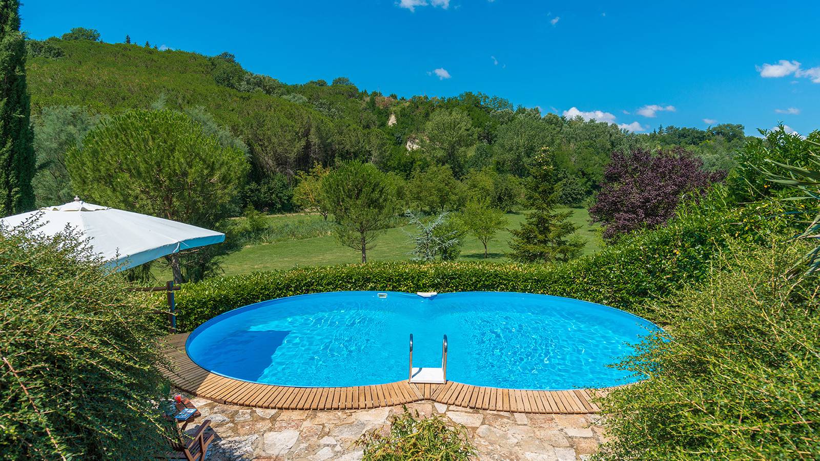 Villa für 6 Personen mit Garten in Asciano, Siena Provinz