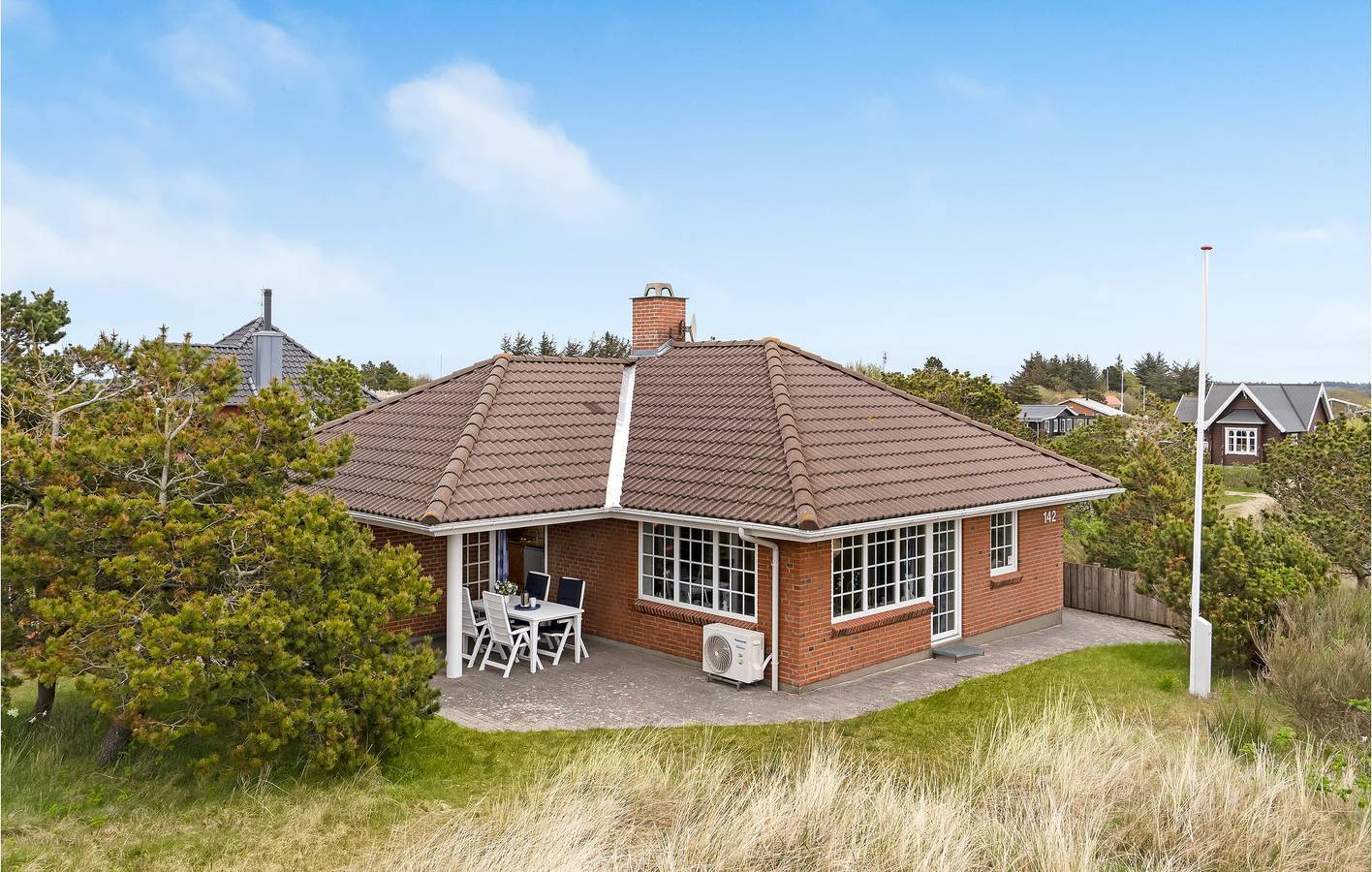 Ferienhaus für 6 Personen mit Terrasse in Lakolk, Rømø
