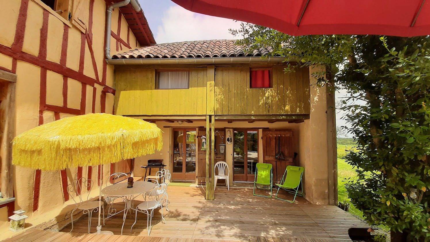 Gite L'Ecurie chez Mimosa in Dému, Gers
