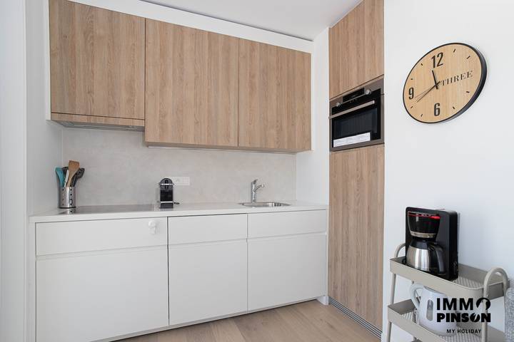 Apartamento entero, Apartamento de vacaciones para 5 personas con balcón/terraza in De Panne, Costa de Bélgica