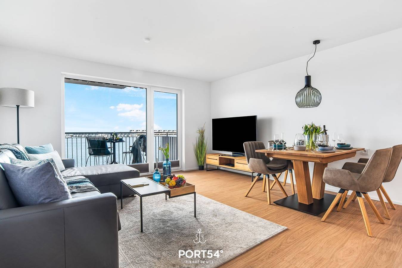 Hafenflair 1 - Harbor view, balcony, waterfront location, 1st floor, bathroom, foto 7