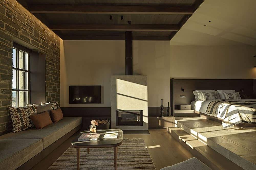 The Signature suite with indoor Jacuzzi by Oreno in Tsepelovo, Région d'Ioannina