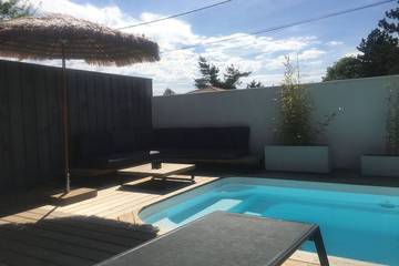 Villa pour 4 personnes, avec jardin et terrasse, animaux acceptés en Gironde
