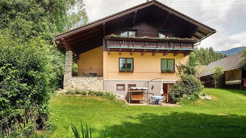 Hütte für 6 Personen, mit Balkon und Garten sowie Sauna in Haus - 3
