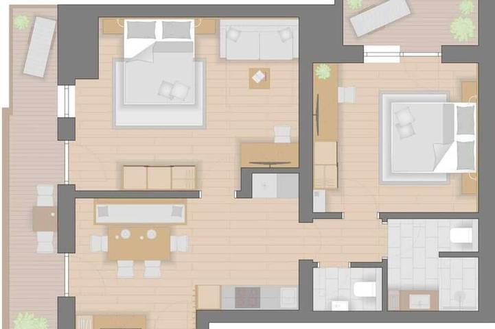 Landhaus für 6 Personen, mit Garten und Sauna