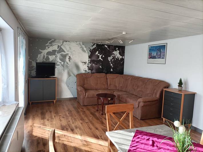 Geheel appartement, Appartement 'Bamboleo' met gedeeld terras, privétuin en Wifi in Veringenstadt, Hohenzollern Radweg Region