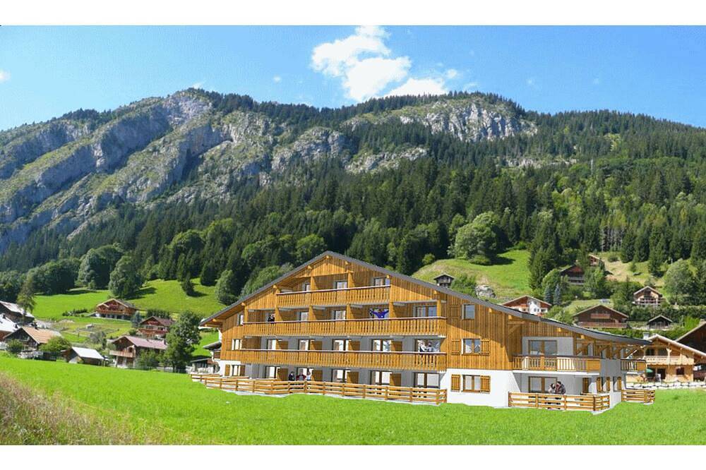 Ganze Wohnung, Brandneue moderne 3-Bett-Wohnung. 3 Minuten zu Fuß von Skiliften und Wanderwegen. in La Chapelle-d'Abondance, Les Portes du Soleil