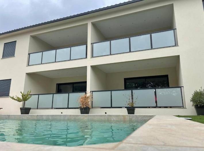 Gîte pour 6 personnes, avec vue ainsi que jardin et piscine à Vescovato - 4