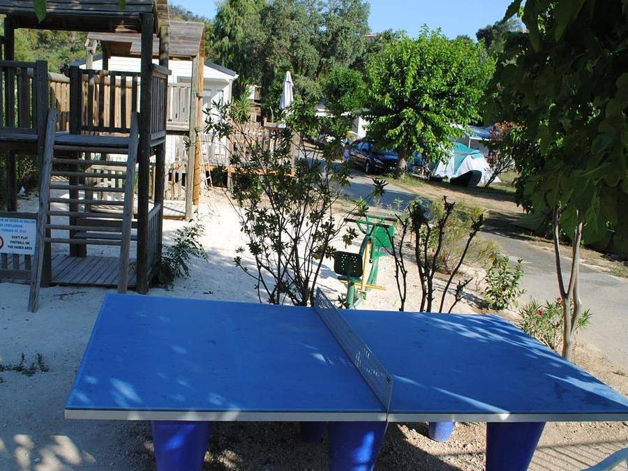 Camping Lou Cabasson - Chalet 2 personen - la Favière - overdekt terras, foto 11