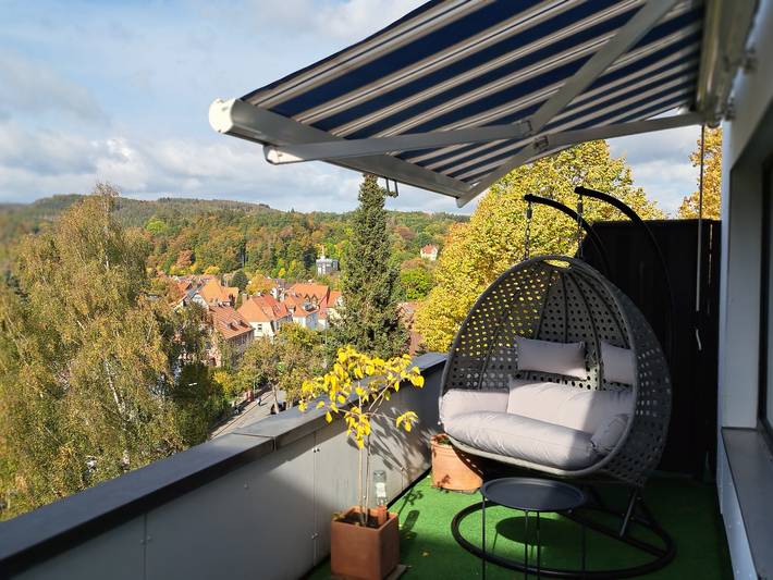 Ferienwohnung für 4 Personen, mit Ausblick und Balkon - 1