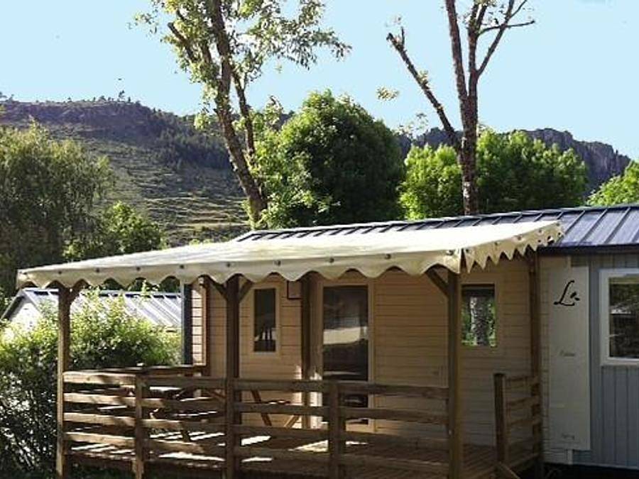 Camping Le Jardin des Cévennes - Mobile home 4 persons - Oakley in Meyrueis, Cévennes