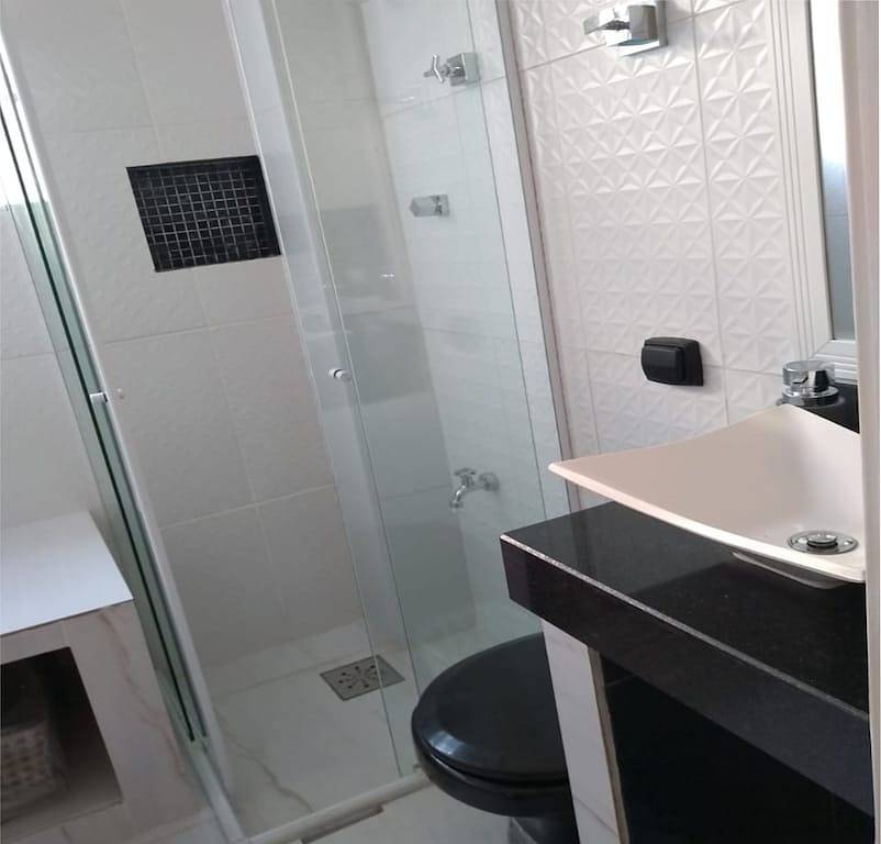 Ganze Wohnung, Wifi V. Mar Gonzaga 60m Beach Shopping Street in Santos, Baixada Santista