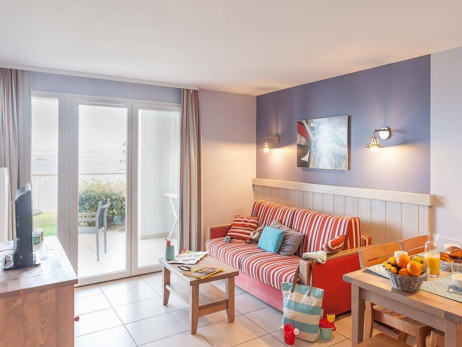 Pierre & Vacances Premium Résidence Coteau et la Mer - Appartement 4 personnes - 1 chambre - Terrasse ou balcon - Vue mer ouverte - Front de mer in Douarnenez, Région de Quimper