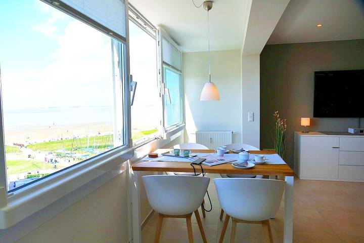 Ferienwohnung für 2 Personen, mit Balkon/Terrasse und Sauna sowie Seeblick in Nordholz - 4