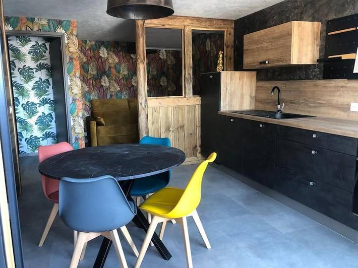 Gîte pour 4 personnes, avec jardin ainsi que terrasse et vue à Labergement-Sainte-Marie