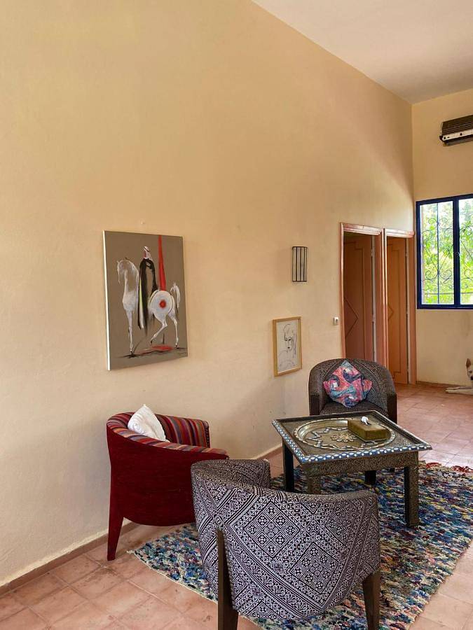 Maison d’hôte pour 2 personnes, avec vue ainsi que jardin et piscine à Tahannaout - 4