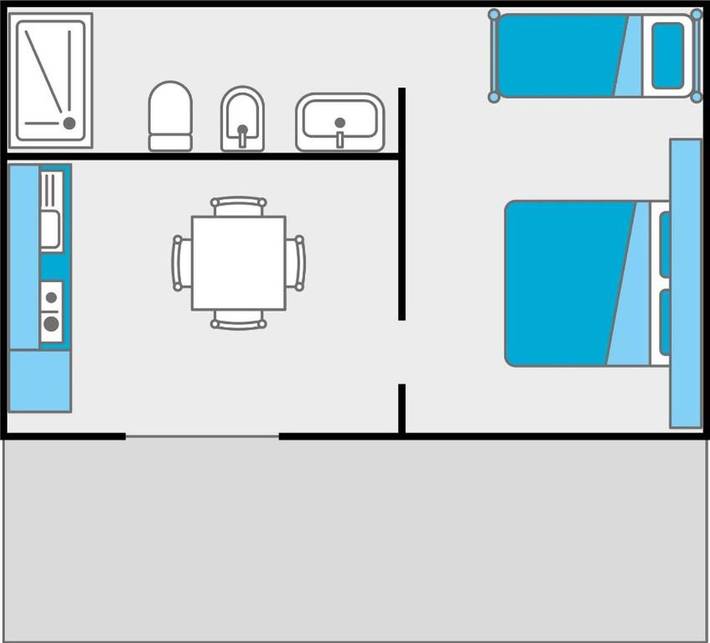 Location de vacances pour 4 personnes, avec Jardin et Piscine à Chioggia - 2