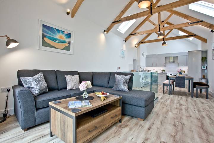 Holiday apartment for 4 people, with garden and balcony in Newquay