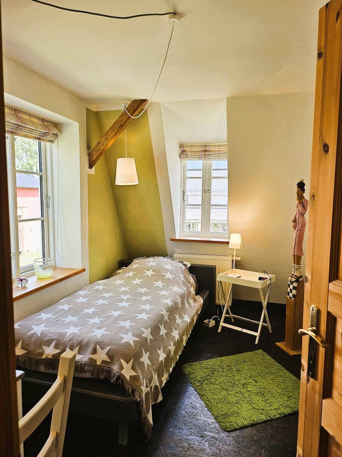 Putbrese Hof - Einzelzimmer Pferdestall in Ulsnis, Grünes Binnenland