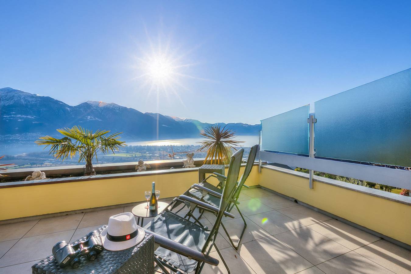 Ganze Wohnung, Panorama maggiore apartment in Locarno, Tessiner Alpen