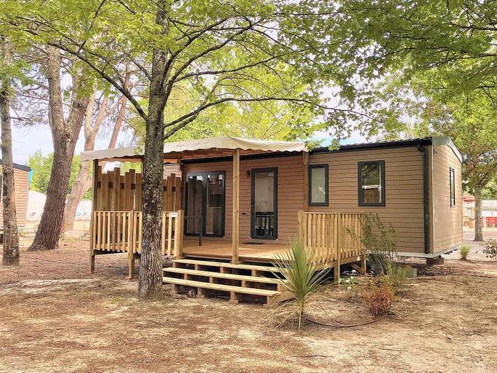 Camping Nature L'Airial - Mobilhome 6 personnes - Cottage Premium 3 chambres 6 pers in Soustons, Côte d’Argent