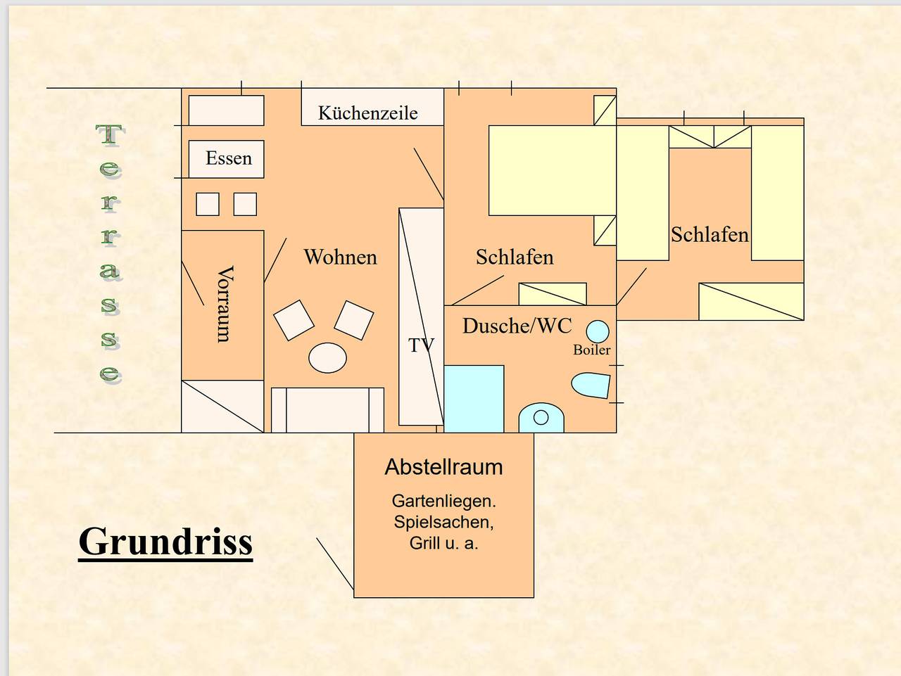 Ferienhaus, Dusche, Wc, 2 Schlafräume in Pfaffroda, Erzgebirge