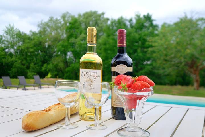 Gîte De L’Egal – Cadouin, für 10 Personen, klimatisiert, mit privatem Pool & Charme des Périgord in Le Buisson-de-Cadouin, Périgord Pourpre