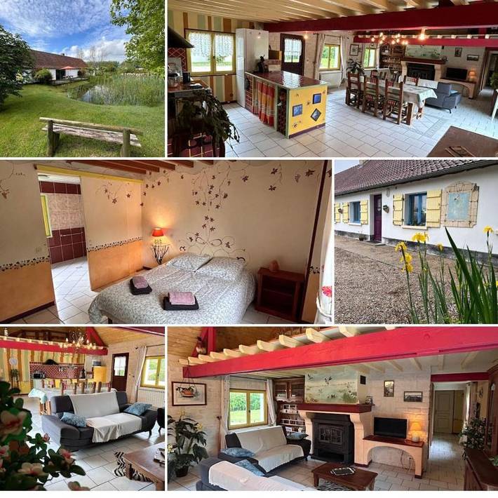 Location de vacances pour 6 personnes, avec jardin à Favières - 2