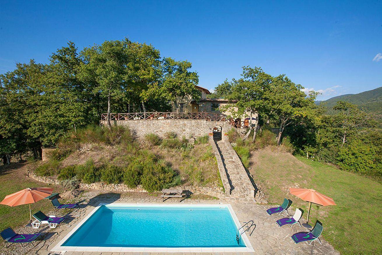 Villa für 8 Personen mit Garten in Pieve Santo Stefano, Valtiberina