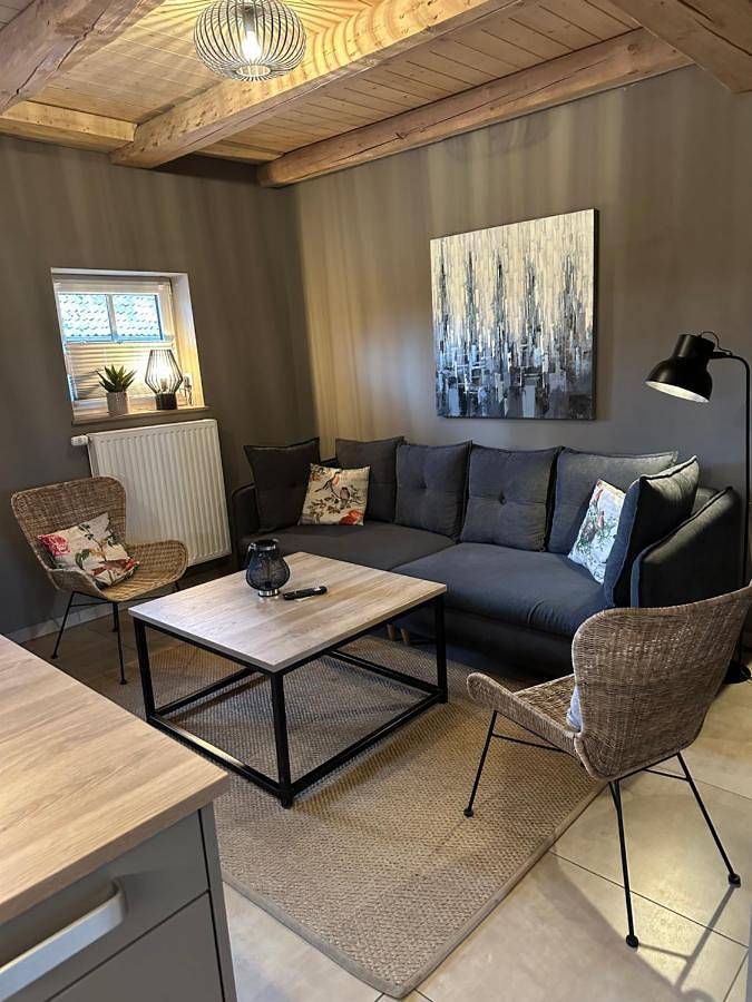 Ferienwohnung für 4 Personen, mit Terrasse und Garten sowie Ausblick in Dinklage