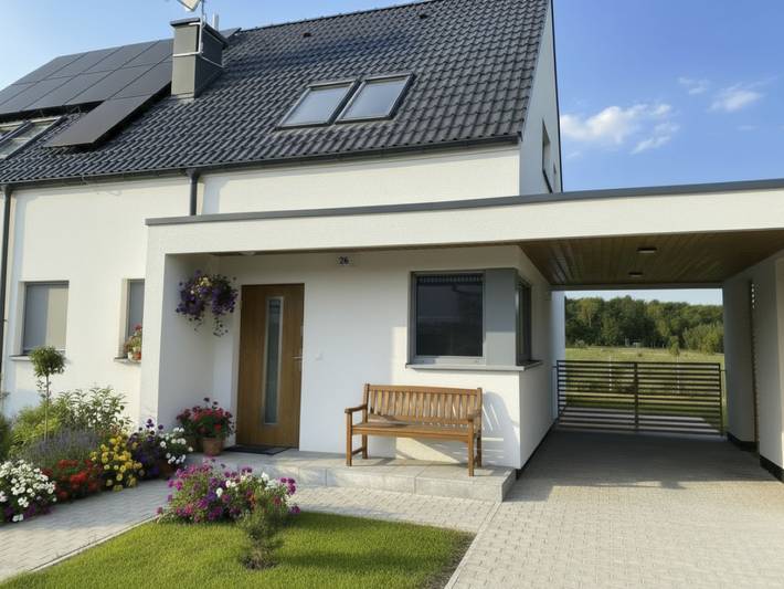 Ferienhaus für 6 Personen, mit Sauna und Terrasse sowie Garten